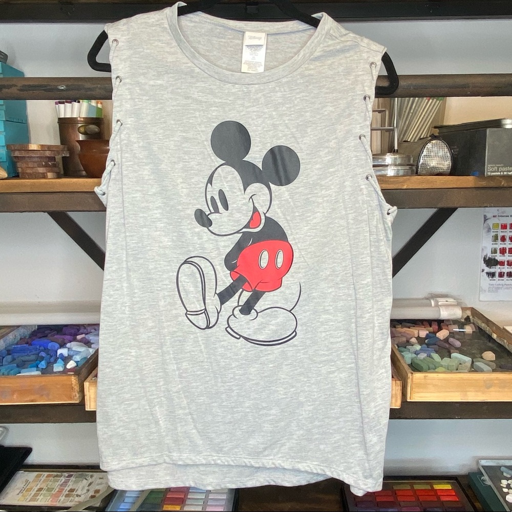Sleeveless Mickey T-shirt - Disney brand